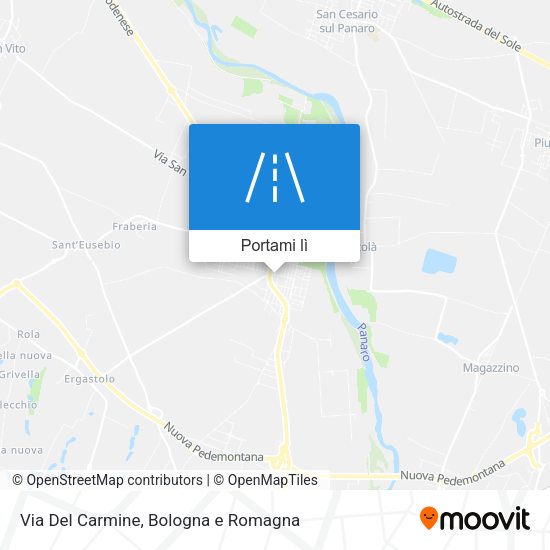 Mappa Via Del Carmine