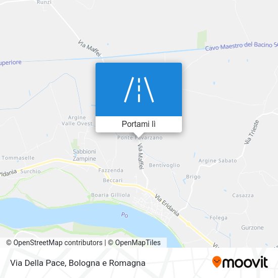 Mappa Via Della Pace