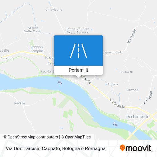 Mappa Via Don Tarcisio Cappato