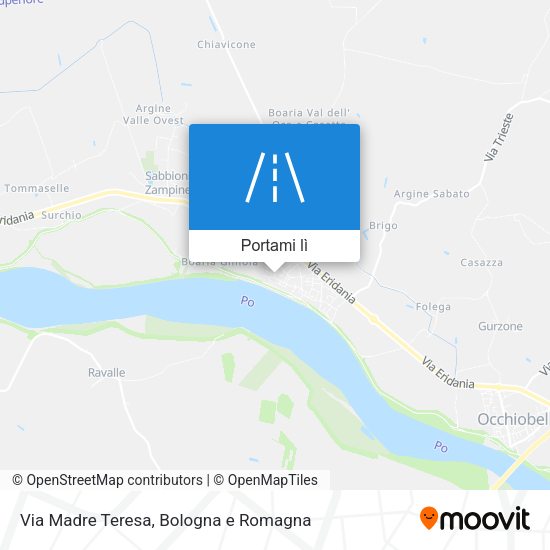 Mappa Via Madre Teresa