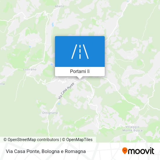 Mappa Via Casa Ponte