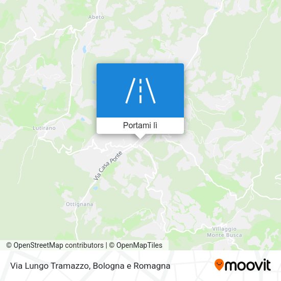 Mappa Via Lungo Tramazzo