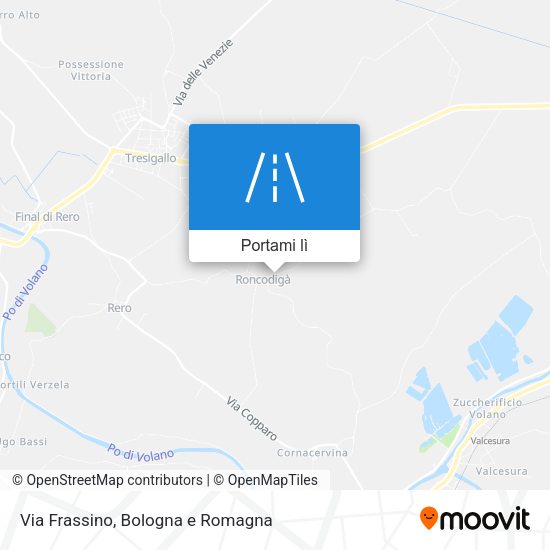 Mappa Via Frassino