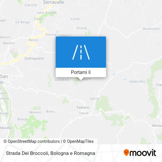 Mappa Strada Dei Broccoli