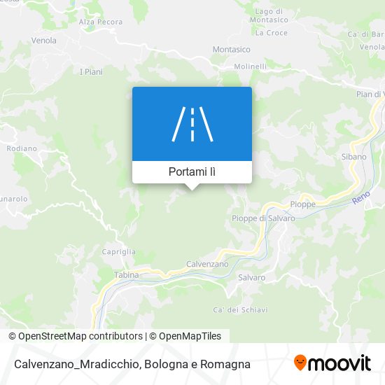Mappa Calvenzano_Mradicchio