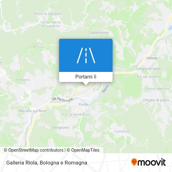 Mappa Galleria Riola