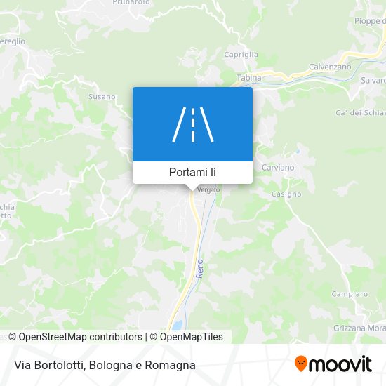 Mappa Via Bortolotti