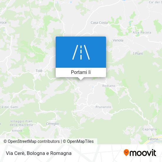 Mappa Via Cerè