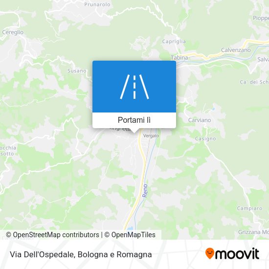 Mappa Via Dell'Ospedale
