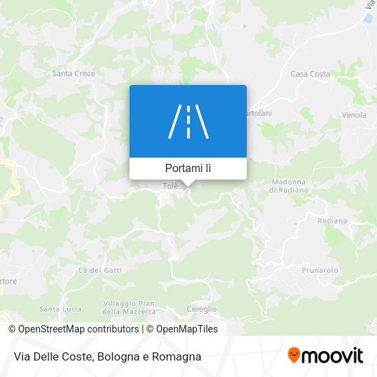 Mappa Via Delle Coste