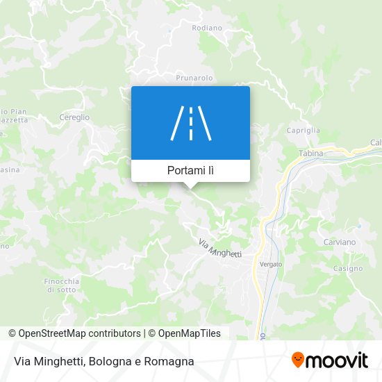 Mappa Via Minghetti