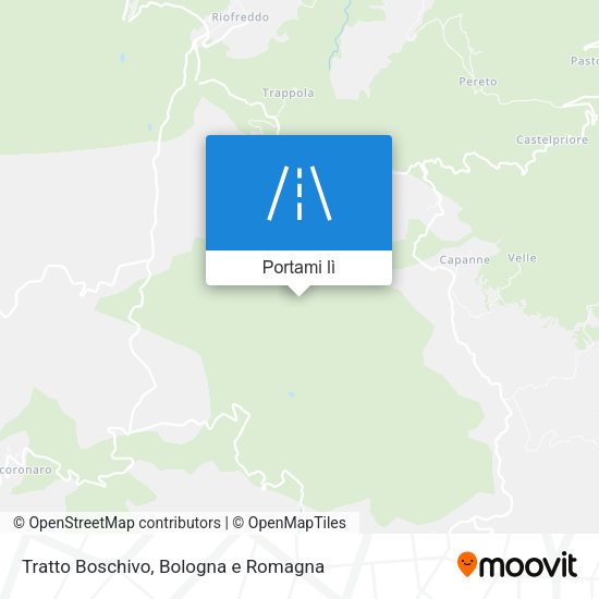 Mappa Tratto Boschivo