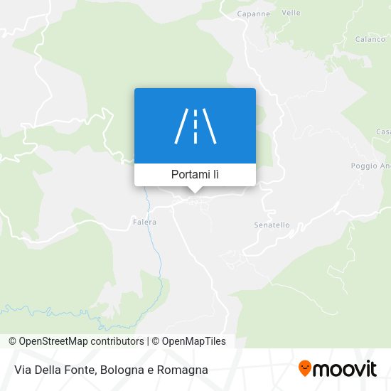 Mappa Via Della Fonte
