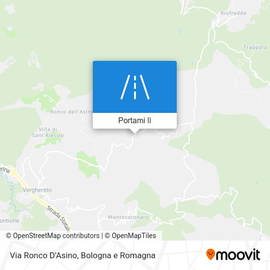 Mappa Via Ronco D'Asino