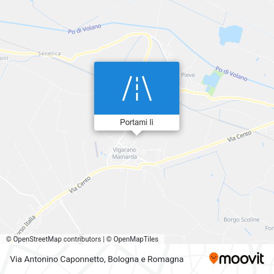 Mappa Via Antonino Caponnetto