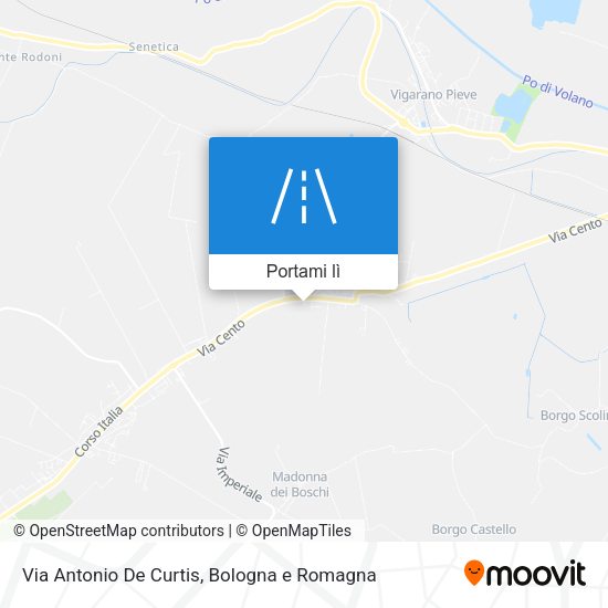 Mappa Via Antonio De Curtis