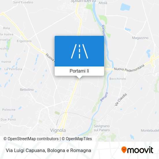 Mappa Via Luigi Capuana