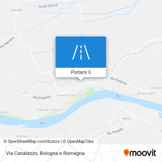 Mappa Via Canalazzo
