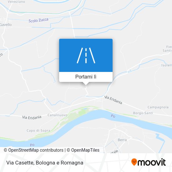 Mappa Via Casette