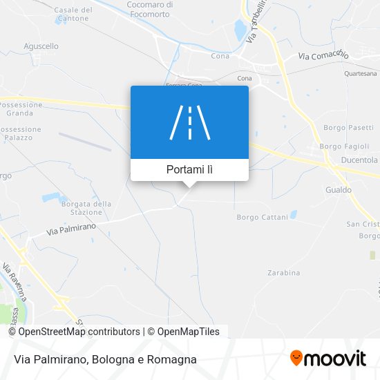 Mappa Via Palmirano