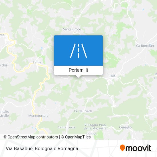 Mappa Via Basabue