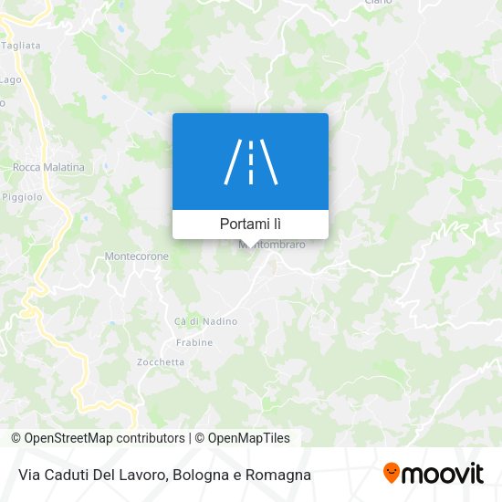 Mappa Via Caduti Del Lavoro