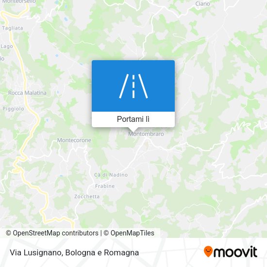 Mappa Via Lusignano