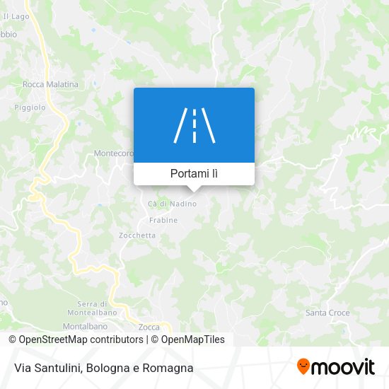 Mappa Via Santulini