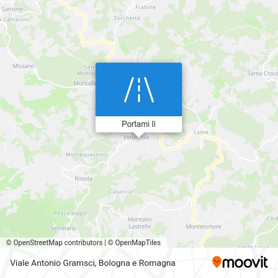 Mappa Viale Antonio Gramsci