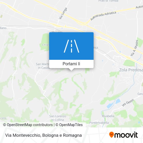 Mappa Via Montevecchio