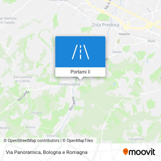 Mappa Via Panoramica