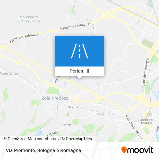 Mappa Via Piemonte