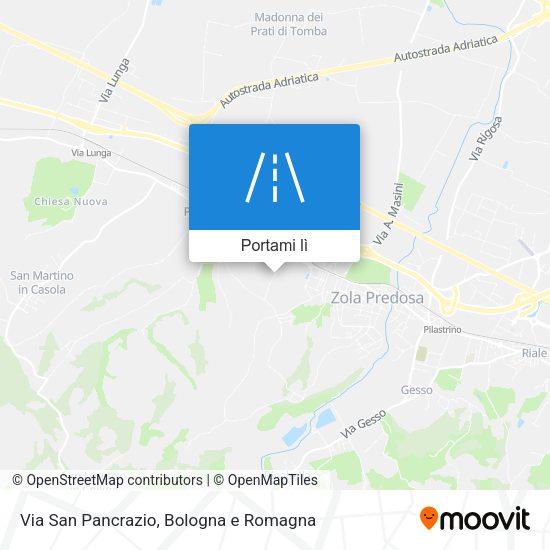 Mappa Via San Pancrazio