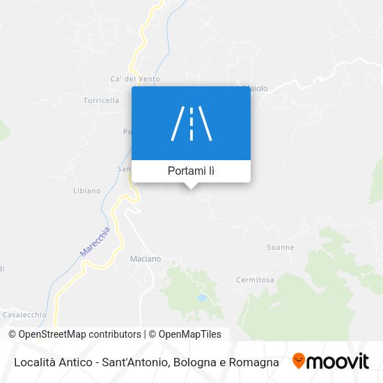 Mappa Località Antico - Sant'Antonio