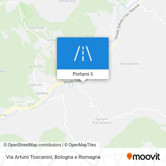 Mappa Via Arturo Toscanini