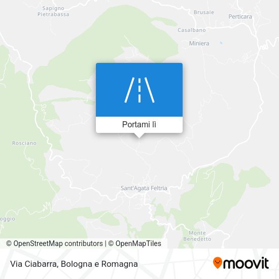 Mappa Via Ciabarra