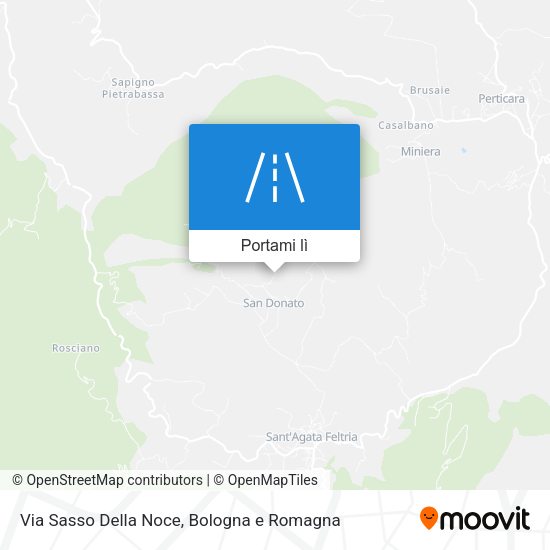 Mappa Via Sasso Della Noce