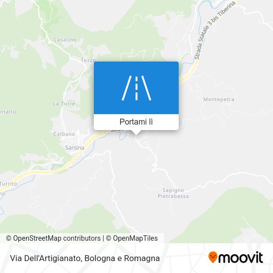 Mappa Via Dell'Artigianato