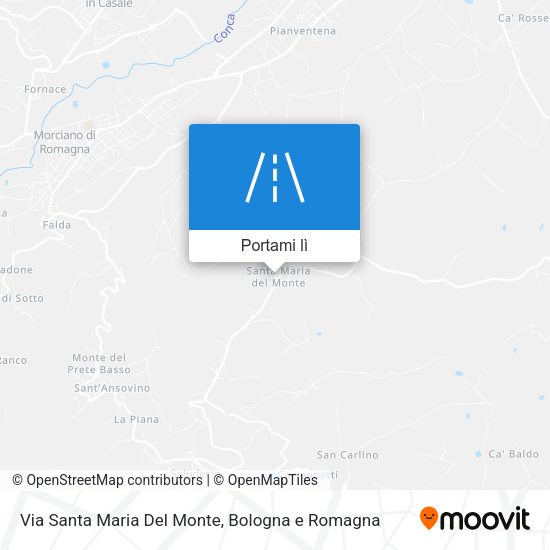 Mappa Via Santa Maria Del Monte