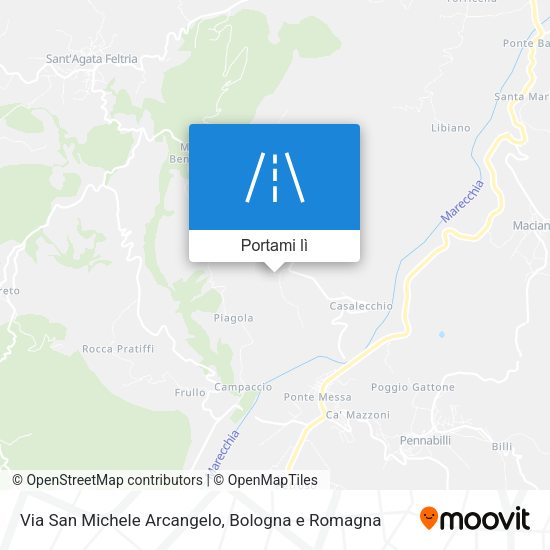 Mappa Via San Michele Arcangelo