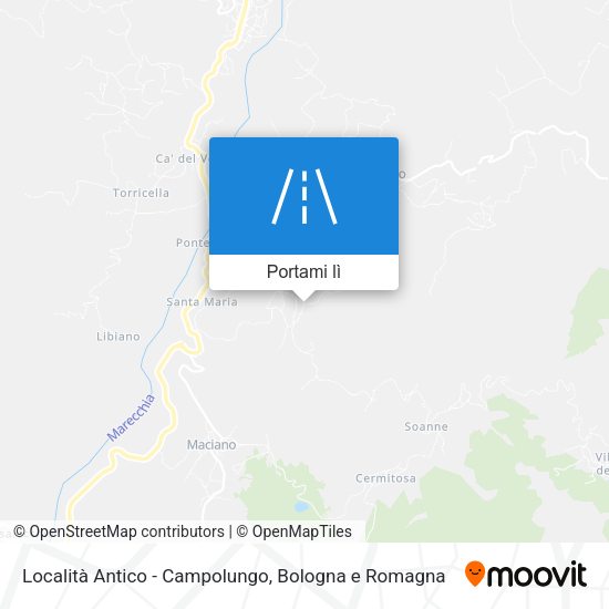 Mappa Località Antico - Campolungo