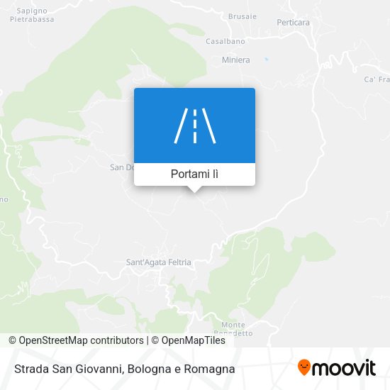 Mappa Strada San Giovanni