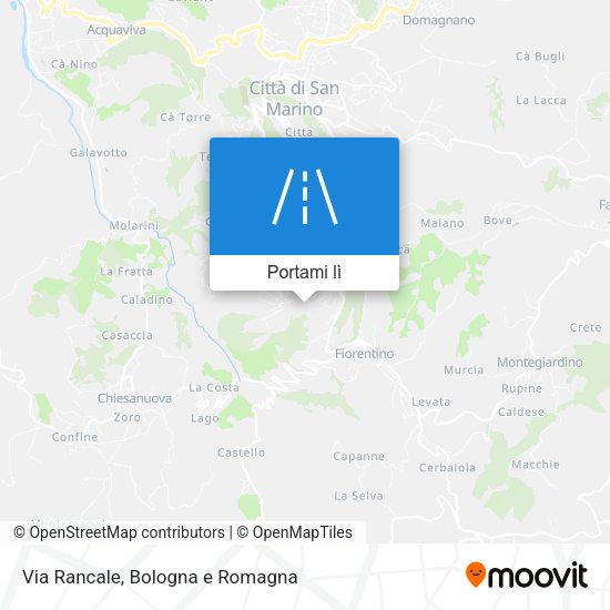 Mappa Via Rancale