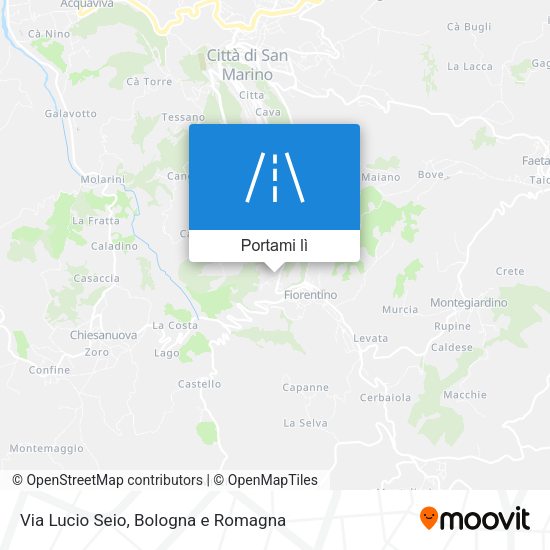 Mappa Via Lucio Seio