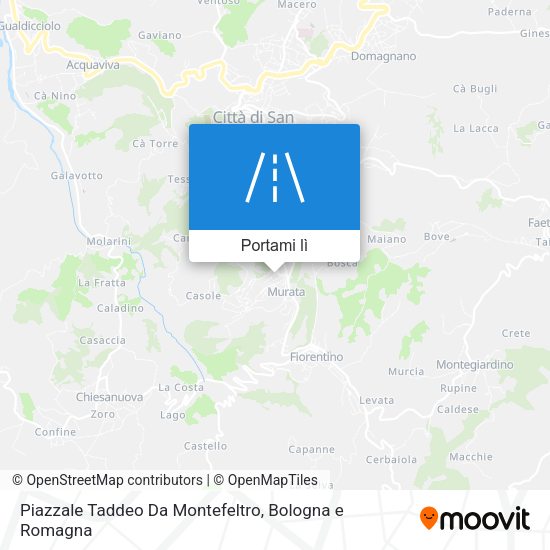 Mappa Piazzale Taddeo Da Montefeltro