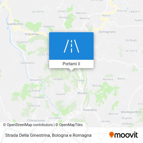 Mappa Strada Della Ginestrina