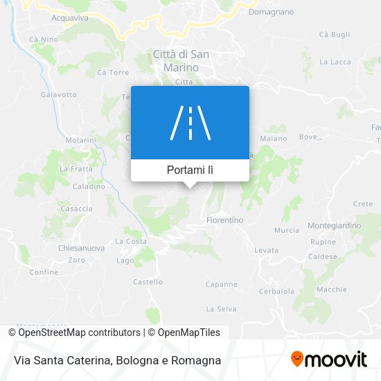 Mappa Via Santa Caterina