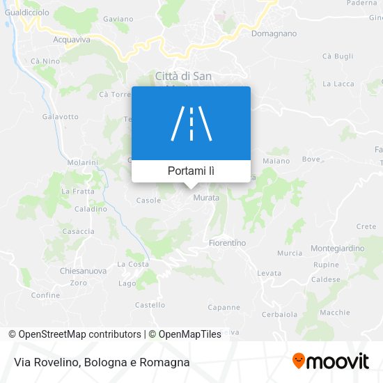 Mappa Via Rovelino