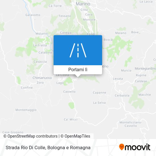 Mappa Strada Rio Di Colle