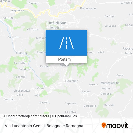 Mappa Via Lucantonio Gentili